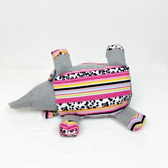 Elephant Kids Overnight Bag Handmade Patchwork Granny Zip Jersey Cotton - Picture 8 of 16